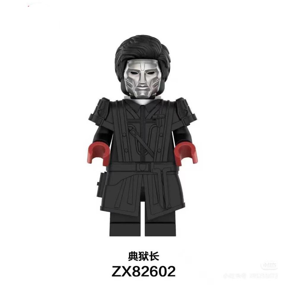 New cross-border delta operator dark blue warden building block figurine Veyron assembled model building block toy