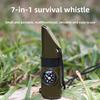 Outdoor Camping Seven-in-one Multi-functional Whistle ALICE Survival Whistle Life-saving Whistle with Flashlight Thermometer Compass