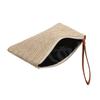 Fashion Ladies Weaving Bag Wristlet Clutch Women Daily Money Phone Clutch Solid Straw Woven Coin Purse Beach Wallet Card Leisure Travel