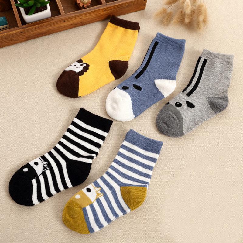 2020 Spring & Autumn Cartoon Mid-Calf Cotton Socks for Boys & Girls—Warm, Soft Children's Socks