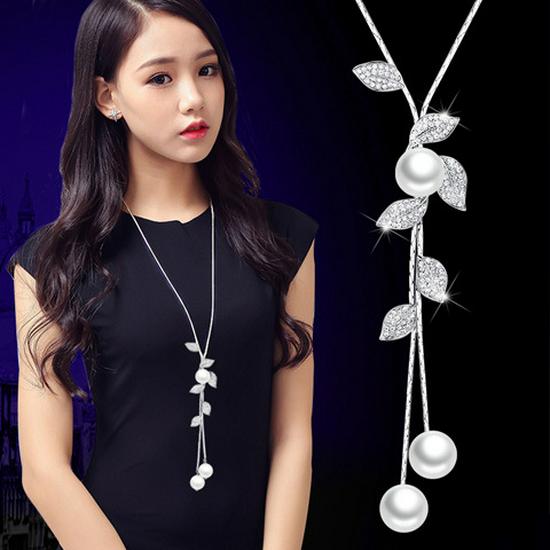 Elegante Quasten-Pulloverkette für Damen - Vielseitiges, hochwertiges europäisches und amerikanisches Design für Herbst/Winter-Mode