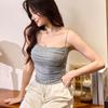 Sexy Canottiera con Bretelle da Ragazza Calda da Donna Estiva Nuova Top Corto