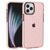 Silicone Case for iPhone 12 Mini, Solid Shockproof Protection 3D Elegant Diamond Pattern - Pink