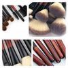 Grundierungspinsel, Pinsel für losen Puder, Lidschattenpinsel, 26 Make-up-Pinsel, Make-up-Pinsel-Set aus Tierhaar, komplettes Set mit Make-up-Tools, Beauty-Pinsel