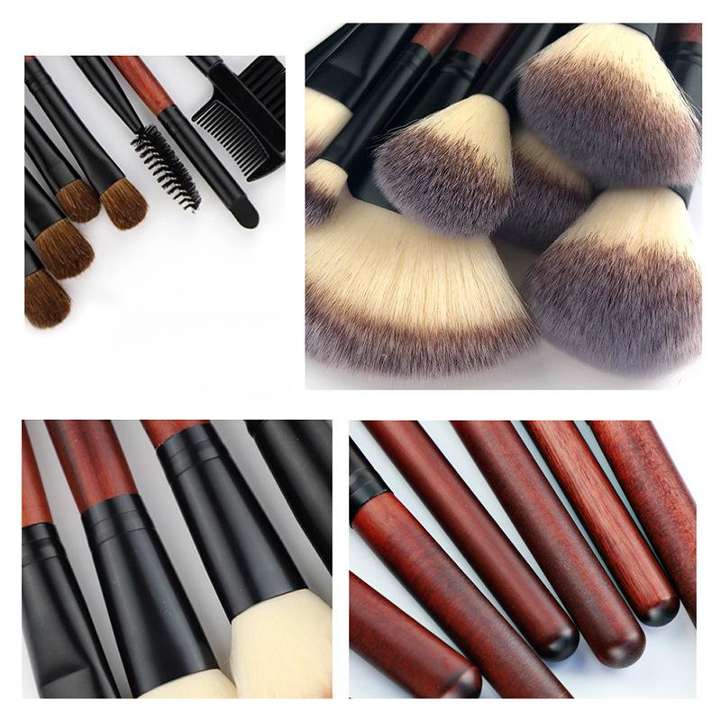Grundierungspinsel, Pinsel für losen Puder, Lidschattenpinsel, 26 Make-up-Pinsel, Make-up-Pinsel-Set aus Tierhaar, komplettes Set mit Make-up-Tools, Beauty-Pinsel