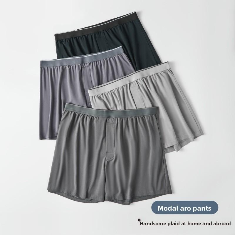 Men's Spring and Summer Home Loose Breathable Waist Four Corners Underwear