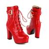 Hot Fashion Sexy Knight Female 10CM High Heel Platform Ankle Boots for Women Autumn Winter Shoes Black Pole Dancing Boots