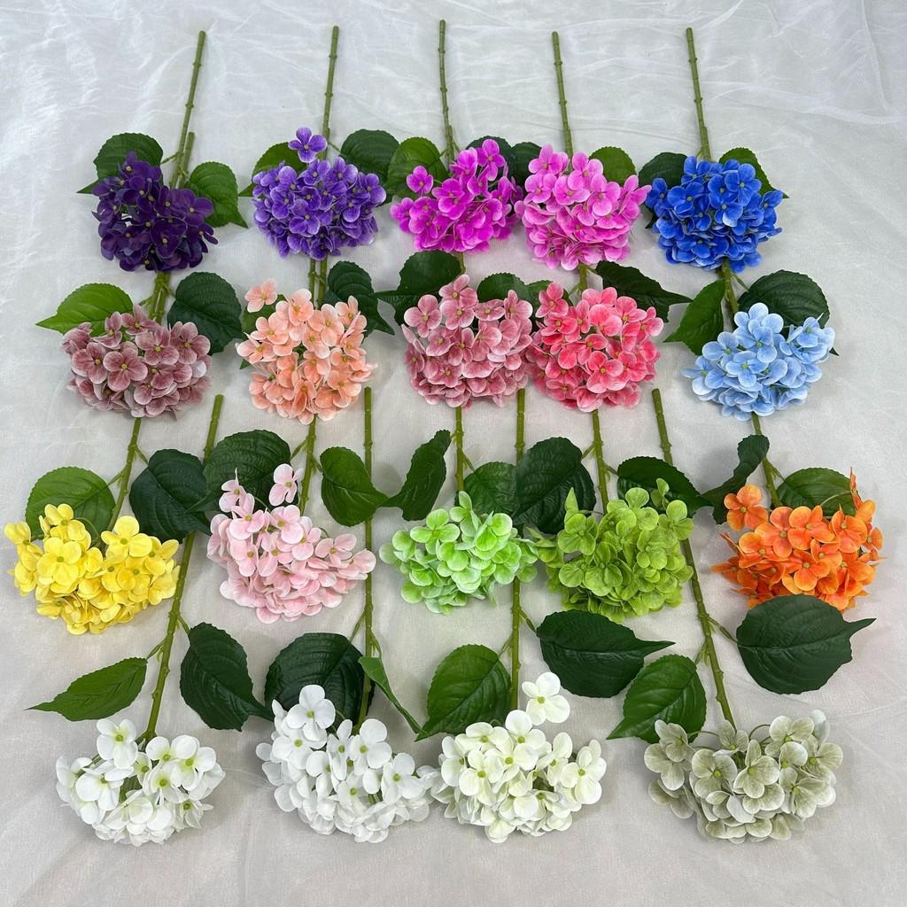 Hydrangea Artificial Flower Wedding Hotel Restaurant Desktop Decoration Ornament