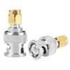 2 Pcs BNC Male to SMA Male Type Connector Adapter Test Converters