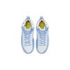 Air Jordan 12 Retro GS Emoji Barnesko Hvite University-Blå Lemon-Venom DQ4365-114