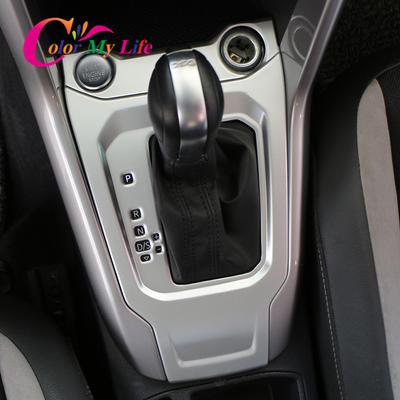 ABS Chrome Car Gear Shift Knob Panel Decoration Cover Sticker Trim for Volkswagen VW Troc T-roc 2018 - 2023
