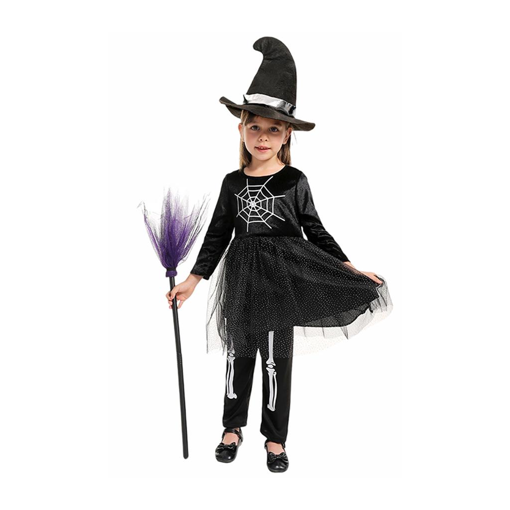 Halloween-Aufführungskostüme, Kinder-Hexenrollen, Cosplay-Kostüme, Kinderbekleidung