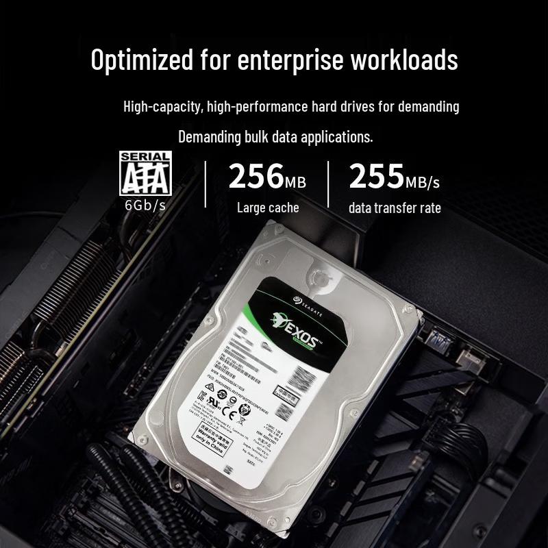 Seagate Exos 7E8 Enterprise 12TB 3.5-inch SATA Hard Drive