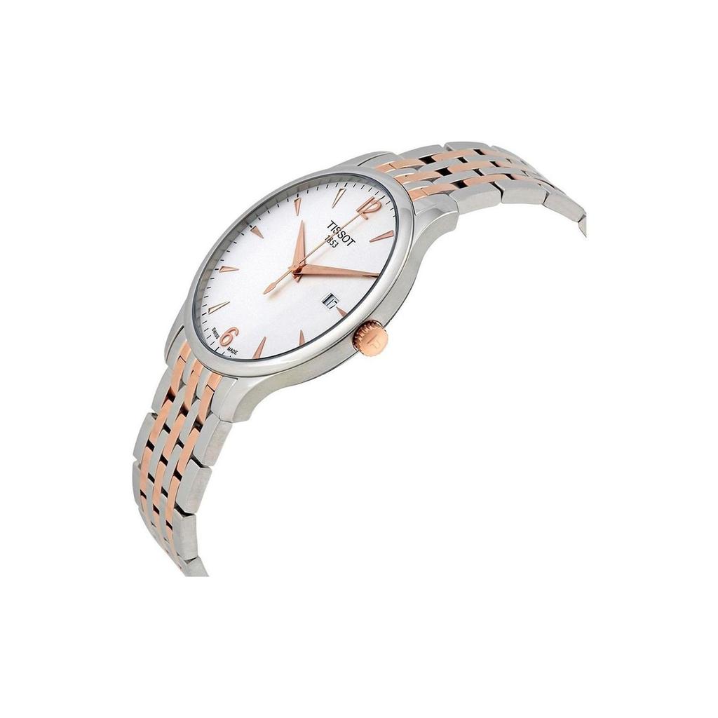 TISSOT Junya Collection Quartz Movement 30m Water Resistance Men's Watch 42mm White Dial Stainless Steel Case T063.610.22.037.01