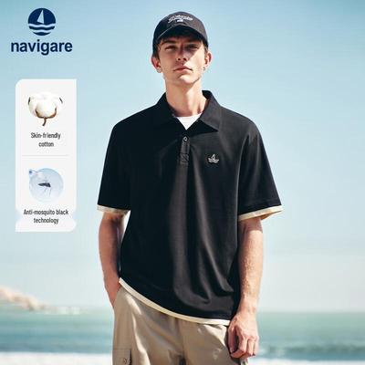 Herren Poloshirt lockere Passform