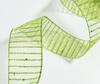 2m Green Organza Christmas Ribbon, for DIY Christmas Gifts Crafts Handmade Bow Xmas Tree Decor, DIY Wedding/Christmas Decoration