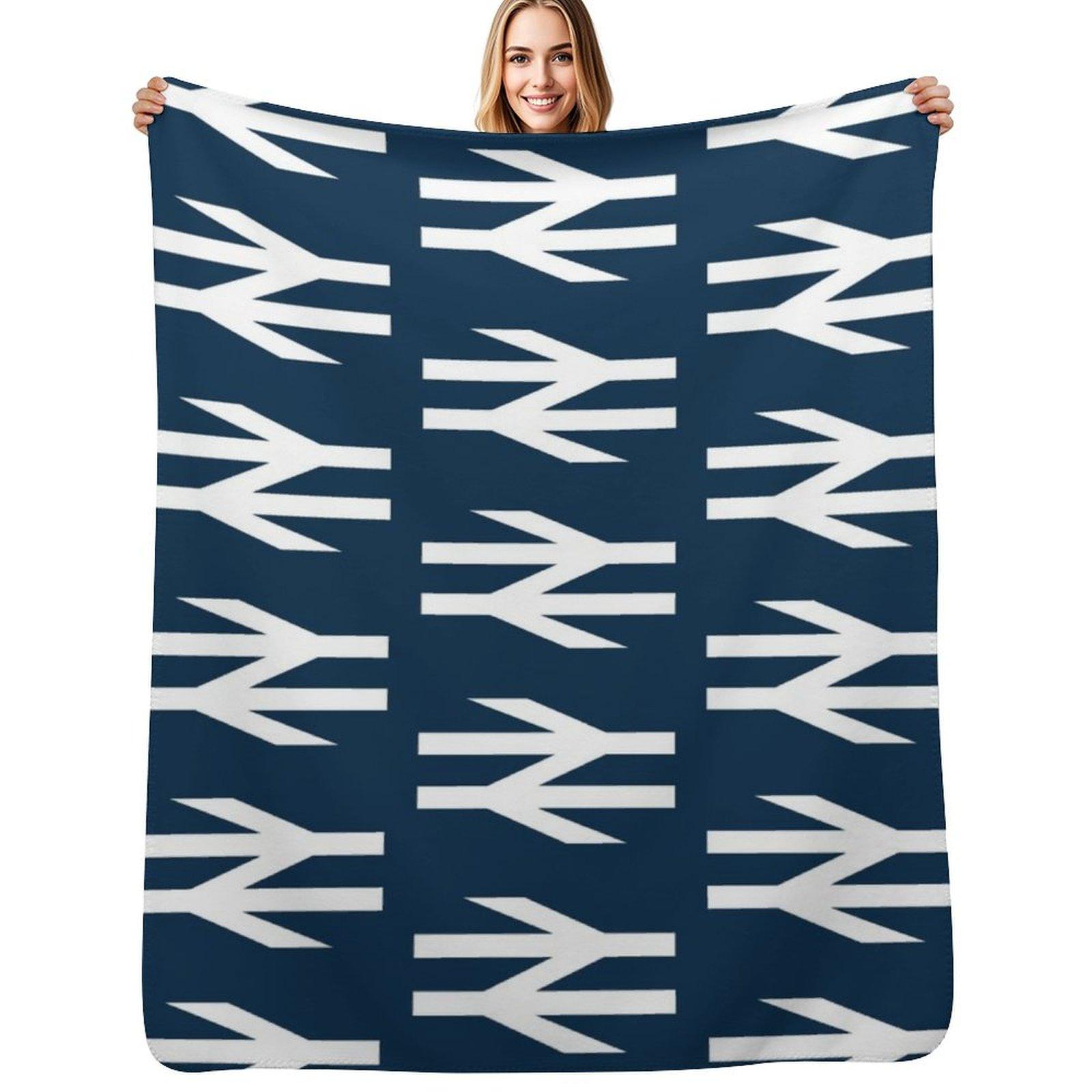 British Rail White Throw Blanket Plush Fuzzy Cozy Blanket for Couch Sofa Size: 75*100cm, Weight: 230 GSM