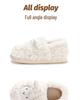 TEMU Süße Schaf Winter Baumwoll Hausschuhe für Paare - Warme Plüsch Indoor Schuhe für Damen & Herren