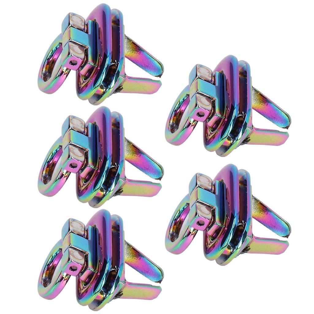 5 Pcs Flip Lock Colorful Zinc Alloy Oval Bull Nose Lock Luggage Lock Clamshell Lock