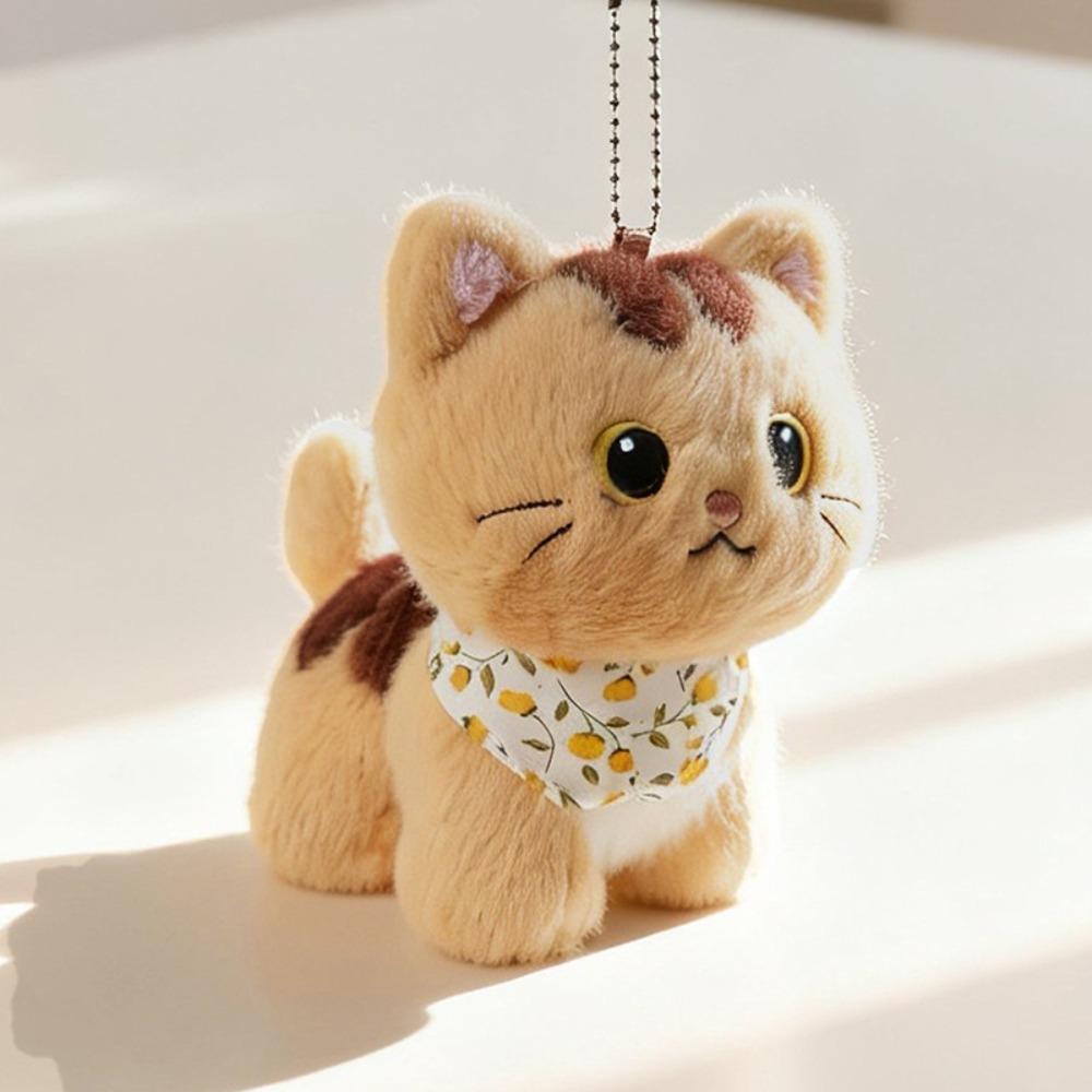 Super Soft Cat Stuffed Plushies Doll 13cm Kitty Plush Keychain Cat Animal Stuffed Toy Home Decor