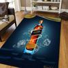 J Johnnie W Walker Whisky Carpet and Rug Modern Bar Living Room Bedroom Large Area Soft Carpet Study Porch Bedside Non Slip Mat