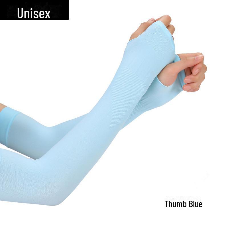 Unisex Ice Silk UV Protection Sleeves for Outdoor Sports