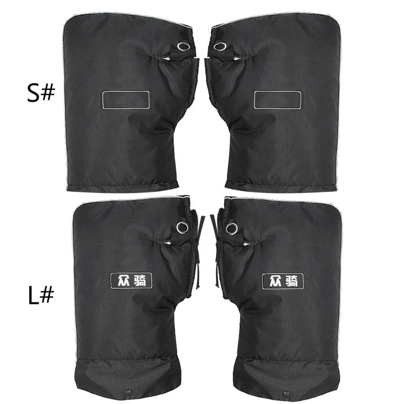 ATV-Zubehör Schneemobil Handwärmer Handschuhe für Herren, Winter Wasserdichte Lenker-Fäustlinge für Motorrad