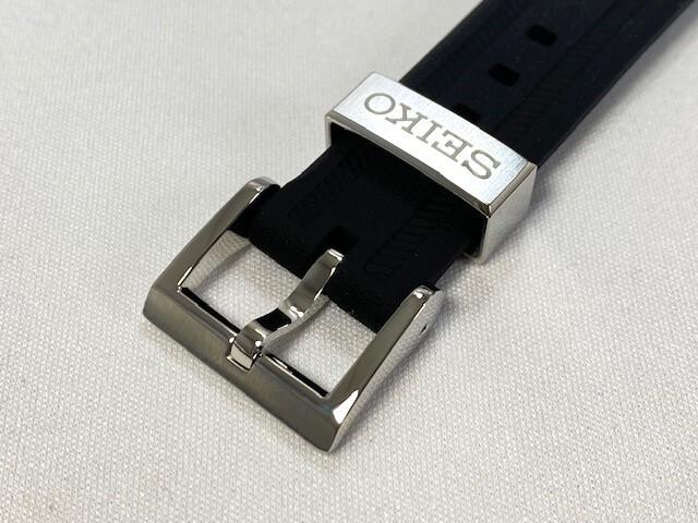 R03T013J0 SEIKO Prospex 20mm Silicone Band Black for Via SLA063J1/ 8L35-01P0 (Ships Nekoposu)