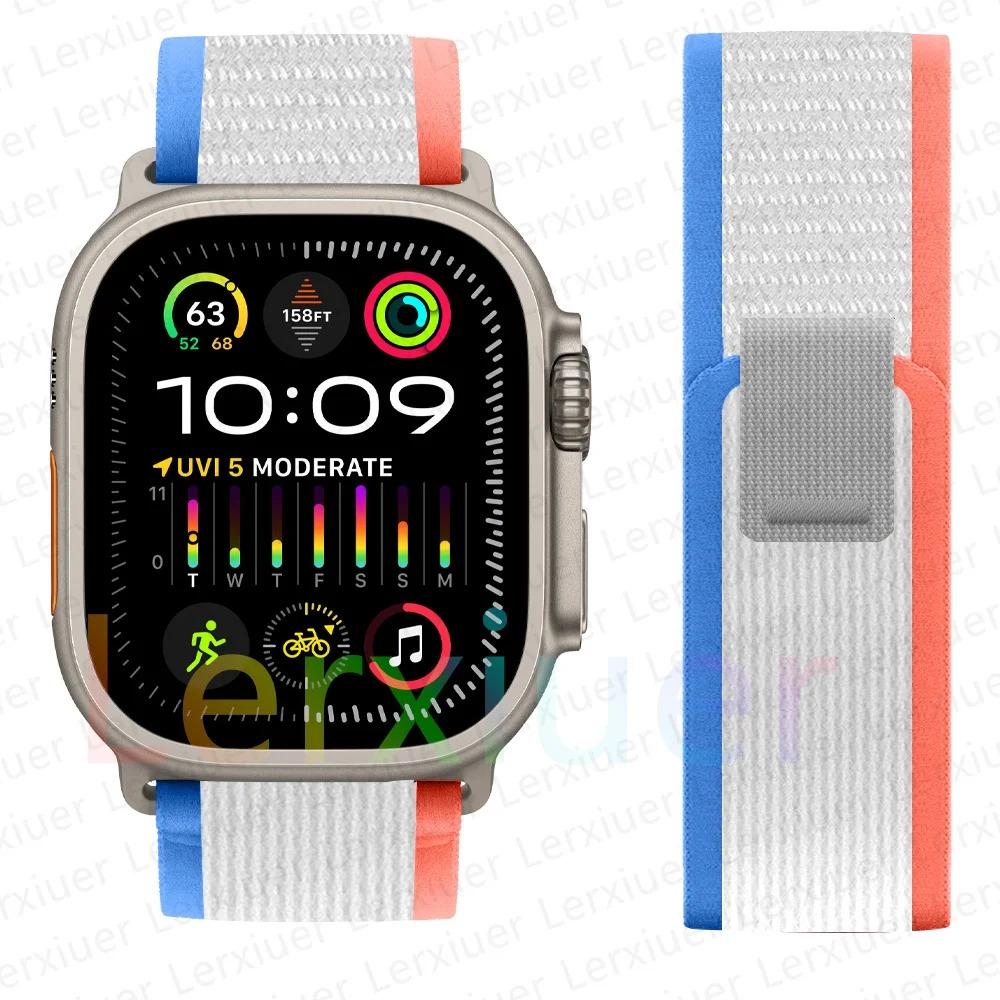 Armbänder für Apple Watch ultra2 Band 49mm 46mm 42mm 44mm 40mm 45mm 41mm Trail-Loop-Armband correa iwatch Serie se 3 7 8 9 10 11