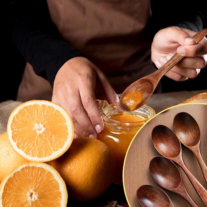Holzlöffel Honiglöffel Set Dessertlöffel Honigrührstab Honiglöffel Mischen Kaffee Tee Marmelade Honigmischstab Küchenwerkzeug