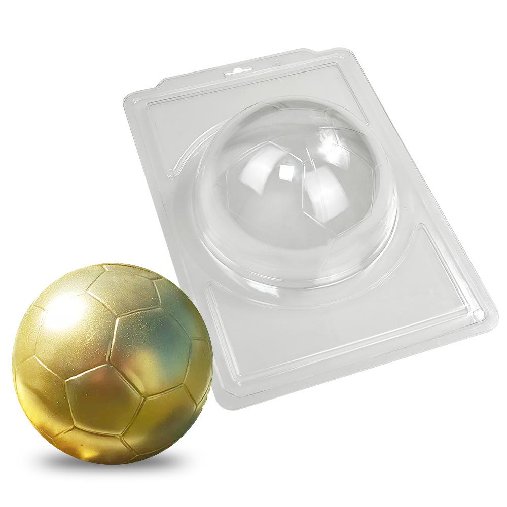 New 3D Football Chocolate Mold Plastic Transparent Red Wine Champagne Bottle Bakery Cake Decoration Baking Pastry Tools Mould