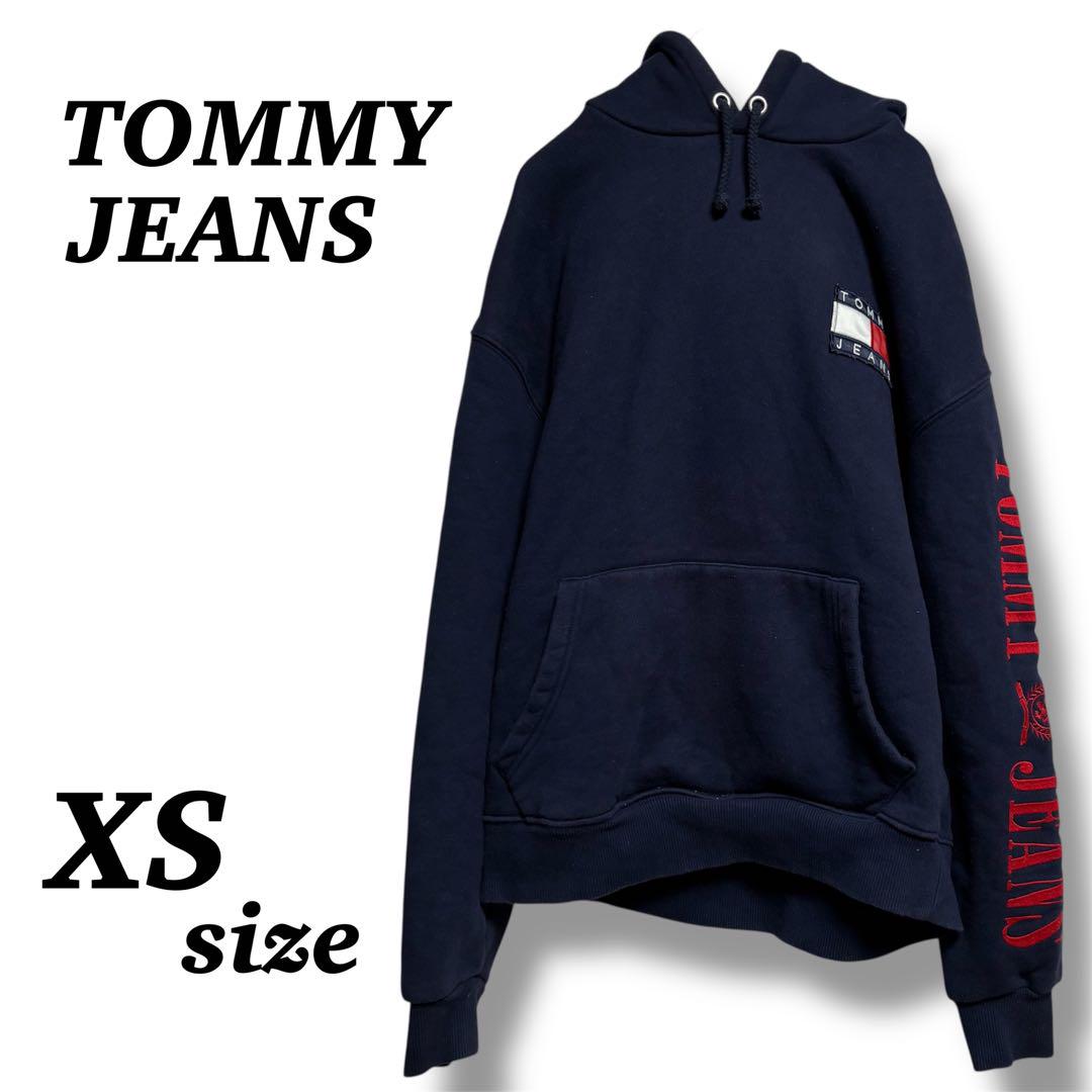 

[Б/У] Редкое худи Tommy Jeans, которое носили BTS, темно-синего цвета, из 90-х
