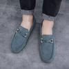 Fashion Suede Men Casual Shoes Male Lazy Shoes Breathable Comfort Slip-on Mens Driving Shoes Luxury Brand Loafers Moccasins