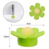Anti-clogging Sewer Pipe Seal Ring Insect Proof Flower Shaped Flower Sink Overflow Hole Plug Anti-odor