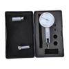 0-15-0 Dial Reading Dial Test Indicator White Dial Face Dial Gauge Lever Gauge with Dovetail Mount Accessories and Case