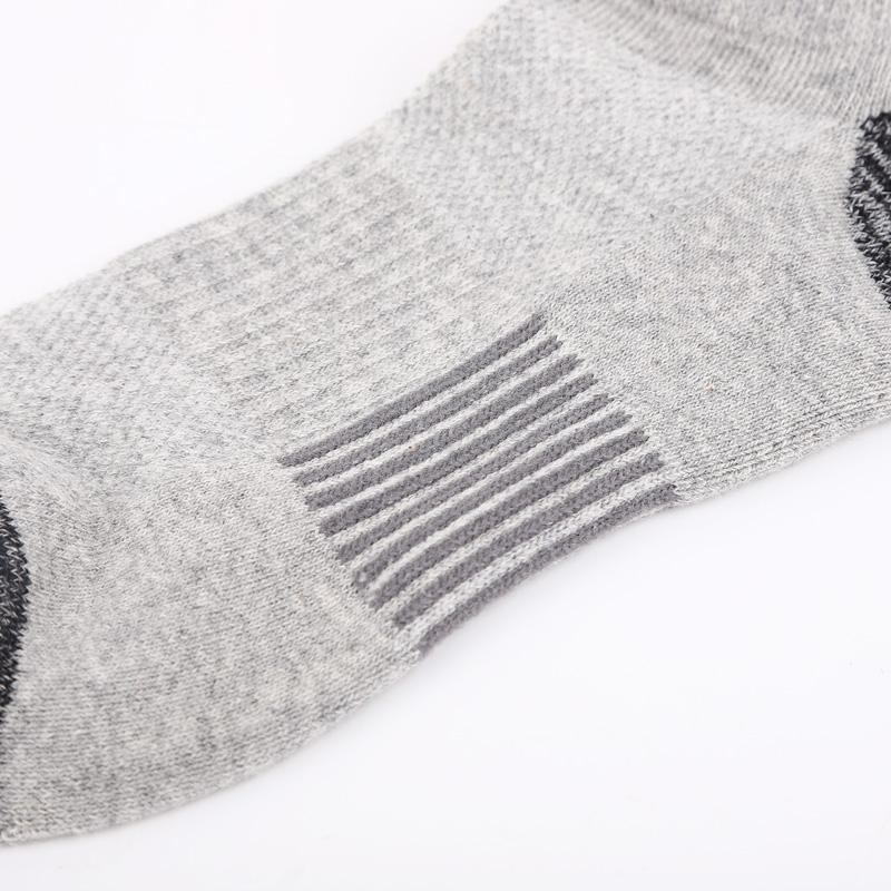3 Pair-pack Men's Socks No Show Sport Socks Cotton Invisible Socks Big Size With Cushion Moisture Control Arch Support Mesh