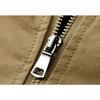 Winter Man Thicken Fleece Cargo Coat Turn Down Collar Zipper Men Pilot Jacket Outdoor Casual Pocket Male Outerwear