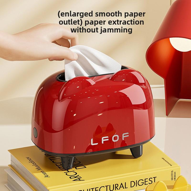 Light luxury tissue box household living room coffee table dining table napkin box bedroom desktop tissue storage box