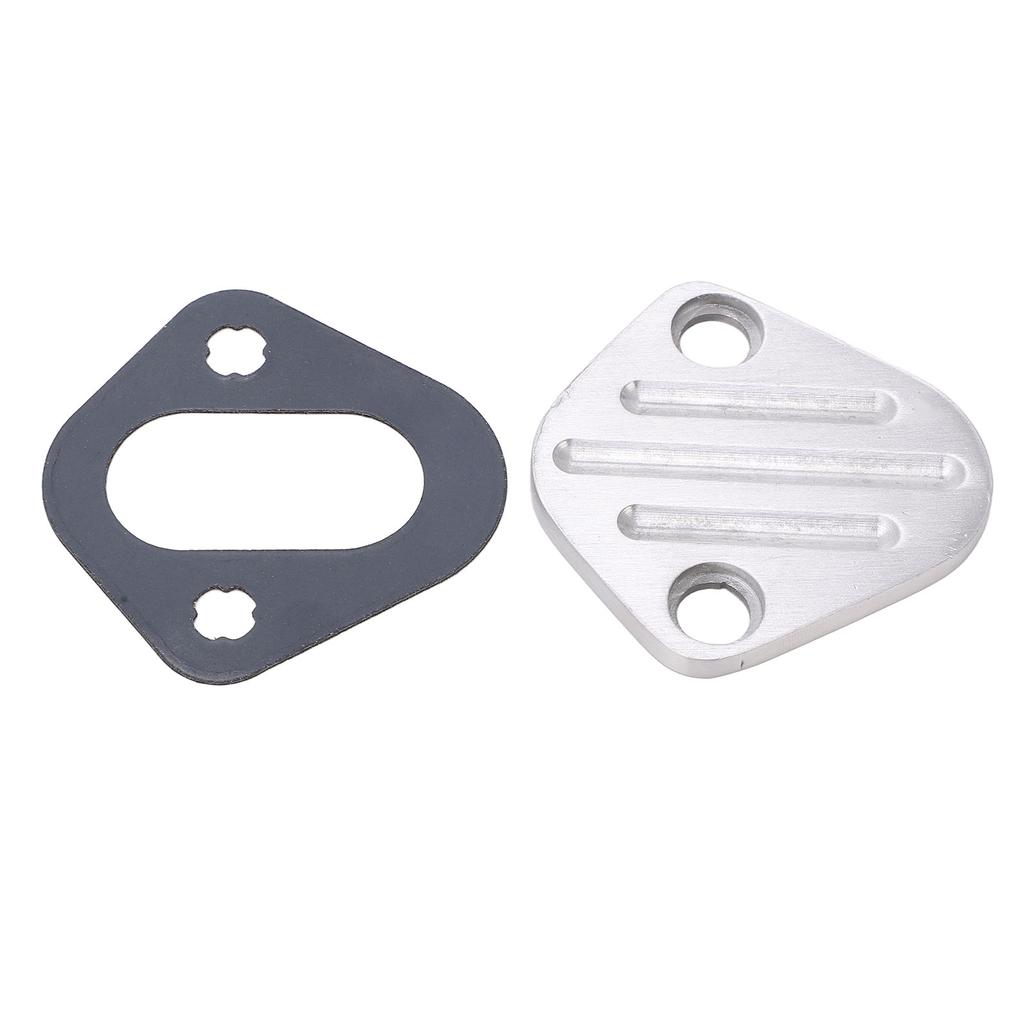 Fuel Pump Cover Plate Kit Stainless Steel Replacement for Cummins 4BT 6BT 5.9L 12V Diesel