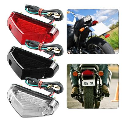 Universal 12V DC LED Brake Stop Tail Light Signal Indicators Motorcycle Motorbike ATV Dirt Bike Rear Brake Light