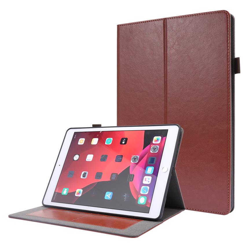Para ipad 10.2/10.5/air1/2/mini1/2/3/4/5/ipad 5/6/7/8/9/ipad 9.7 ultra-fino flip capa tablet caso cavalo louco padrão suporte caso