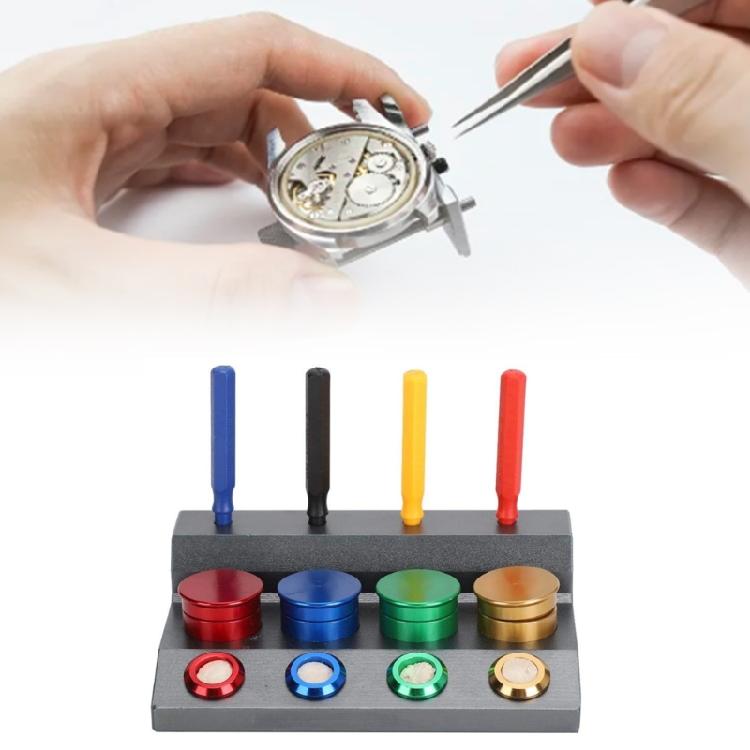 Watch Repair Essentials 4 Dish Ceramic Oiler Dishes And Precise Applicator Pen For Professional Watch Maintenances
