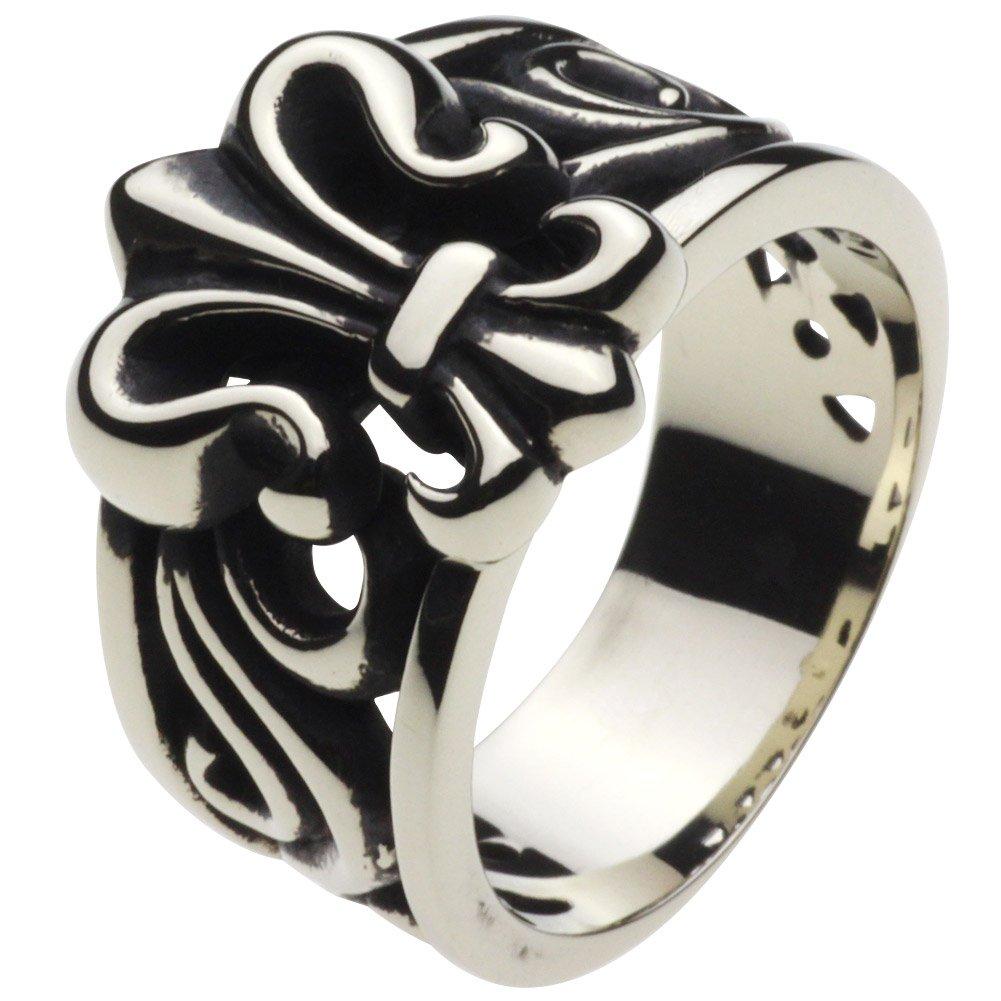 

Lily Crest Arabesque Ring Metal r5027 15 [Cenote] [White Accessory] No.