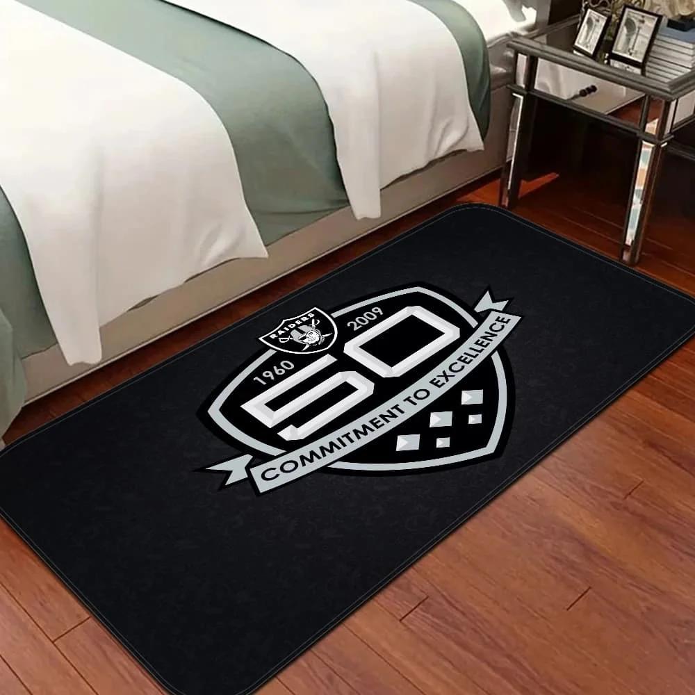 R-Raiders Rugby Decor Carpet for Living Room Bedroom Leisure Area Anti-slip Floor Mats Bedside Soft Rugs Doormat Welcome Rug