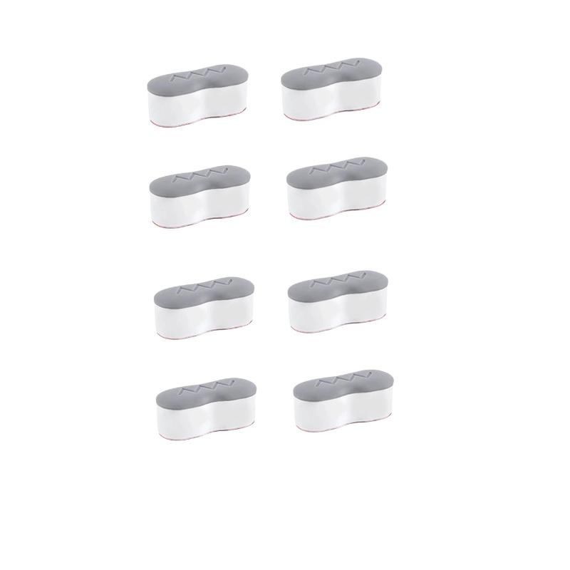 1-6 Stück Toilettensitzpuffer Selbstklebend Rutschfest Toilettendeckeldichtung Stoßfest Toilettensitzkissen, für Hotels und Familien