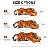2D Flat Tiger Bedroom Carpet Non-slip Doormat Unique Bedside Rug  Home Decor