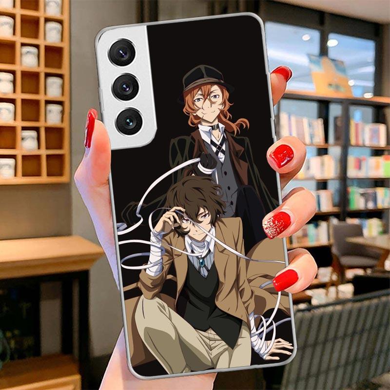 

Чехол для телефона Bungo Stray Dogs Double Black Cover для Samsung Galaxy S26 S25 Edge S24 Ultra S23 S22 Plus S21 S20 FE Мягкие Fundas Она Samsung S24 FE