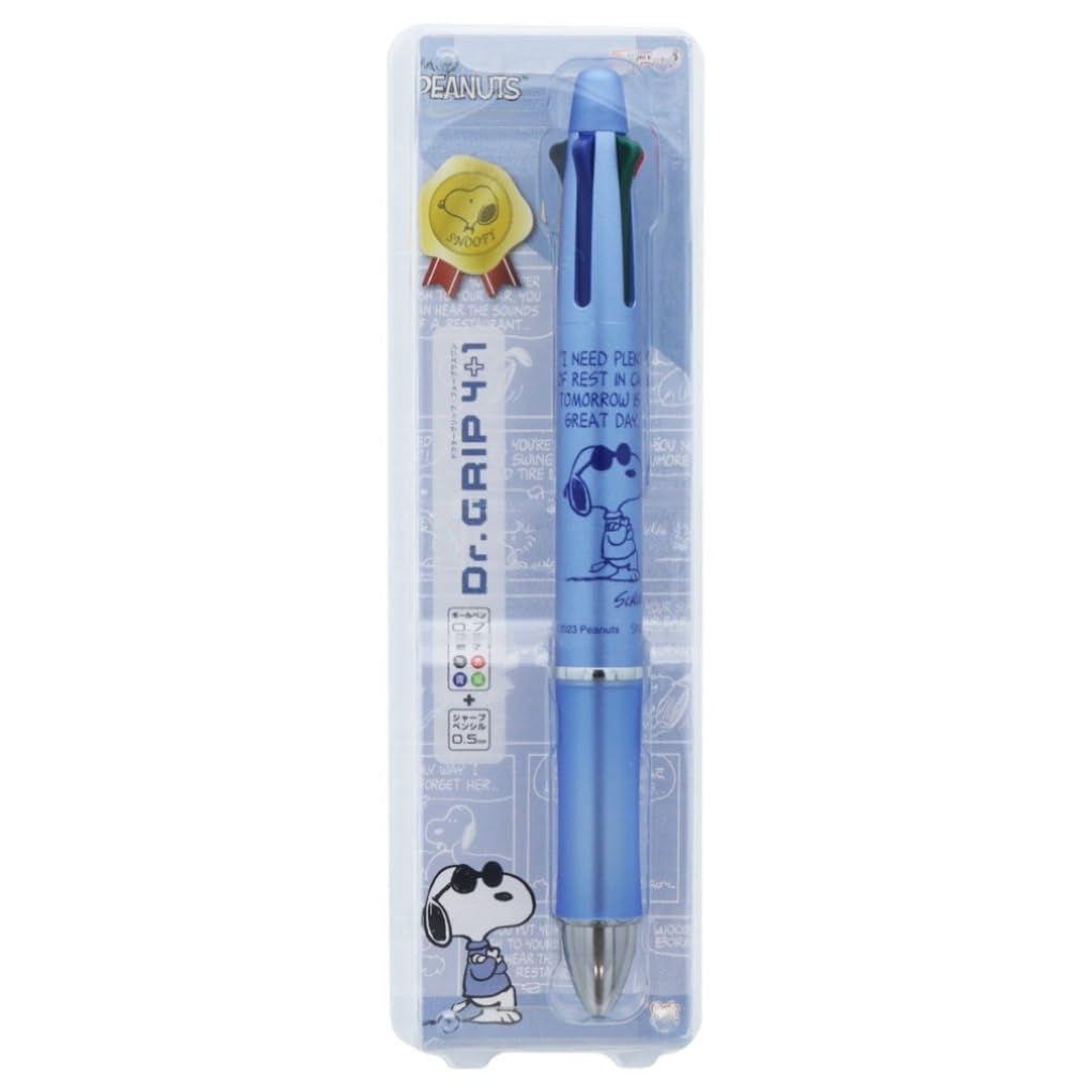 

Sunstar Stationery Snoopy Ручка Синяя S4654960 Многофункциональная Dr.Grip 4+1 синий