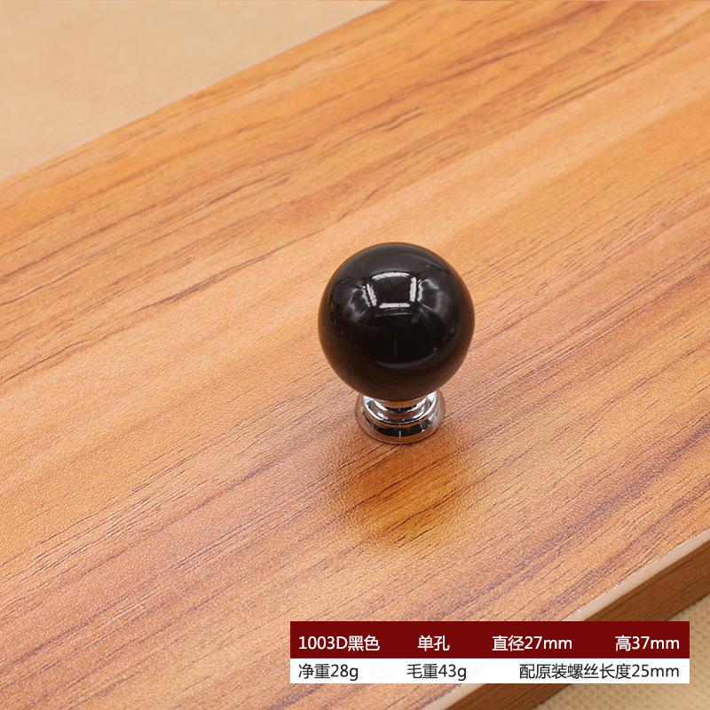 Zinc Alloy Ceramic Knob Handle Single Hole Furniture Handles Drawer Cabinet Door European Pumpkin Cartoon