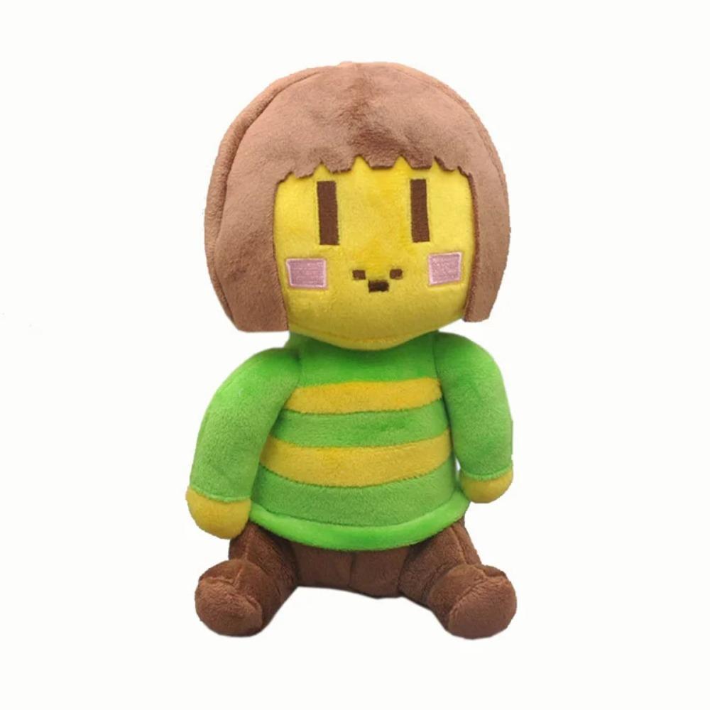 Peluche Undertale Poupées en Peluche Dessin Animé Sans Frisk Chara Peluche Douce Jouets Zombie pour Enfant Cadeau Noël Anniversaire